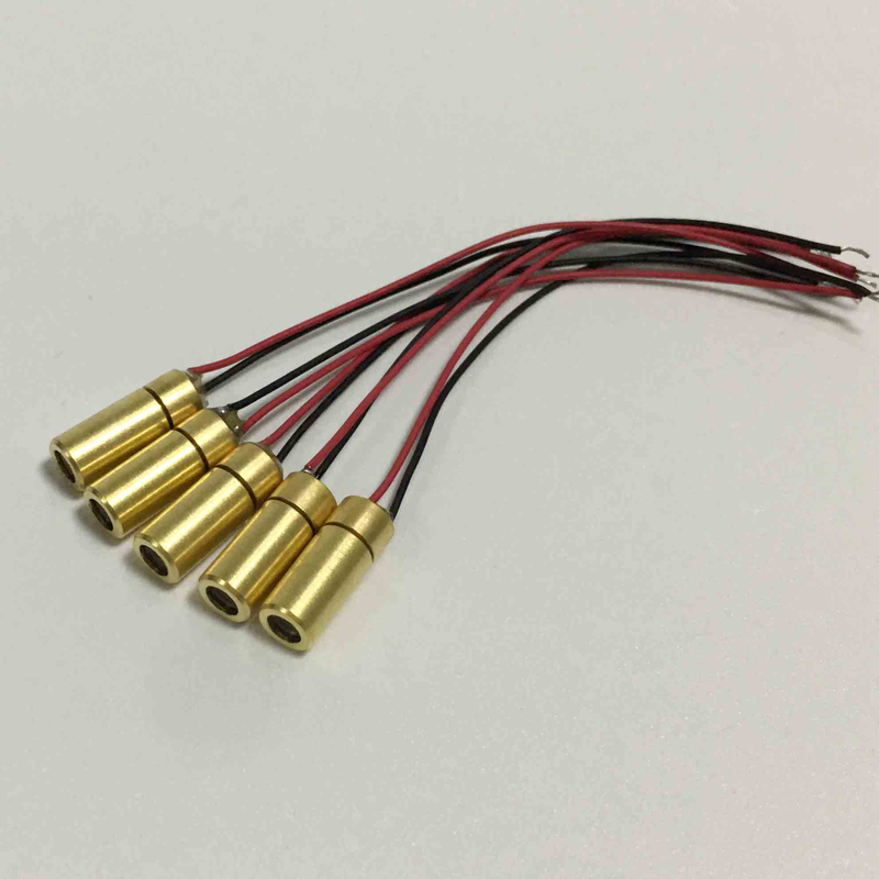 أصغر ليزر Φ4mm 850nm 1mw IR ليزر وحدة قبضة الليزر المنشط لليزر المسدس