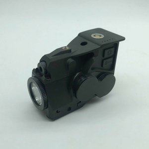 Pistolet de poing pour fusil de chasse, pistolet tactique &agrave; lumi&egrave;re Laser verte avec lampe de poche LED bleue Combo
