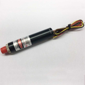 635nm 50mW 同軸ファイバー結合レーザーダイオードモジュール、アナログ入力および TTL 変調付き