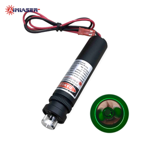 Modulo laser a linea circolare uniforme verde 520nm 50mW 360&deg; per l'ispezione della conduttura