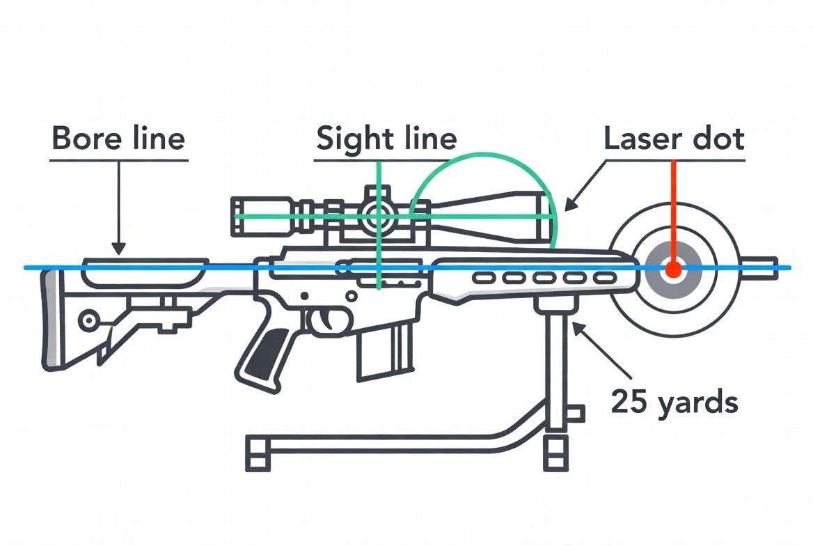 Coassiale vs. Mirini laser non coassiali: spiegazioni sulle differenze di precisione