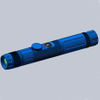 Military Defense Rail Mounted Focus Adjustable Blue LED Illuminator Tactical Laser Flashlight Designator